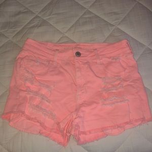 American Eagle Outfitters hi-rise shortie shorts